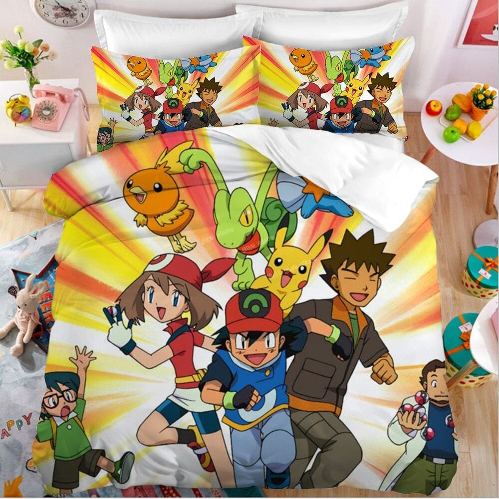 Bavlněný Povlak Na Přikrývku Pokémon