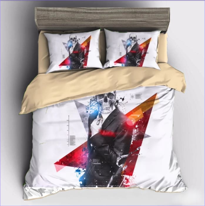 Kostým Lebky S Povlakem Na Peřinu