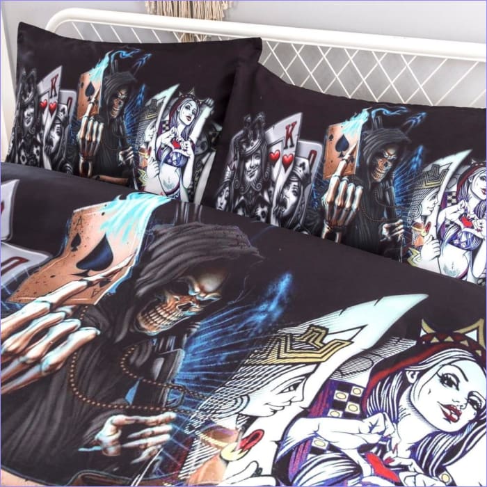 Pokrývka Na Přikrývku Poker Face Skull