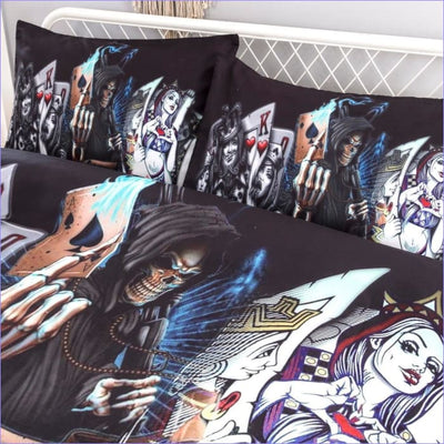 Pokrývka Na Přikrývku Poker Face Skull