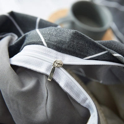 Šedý Trojúhelníkový Povlak Na Přikrývku