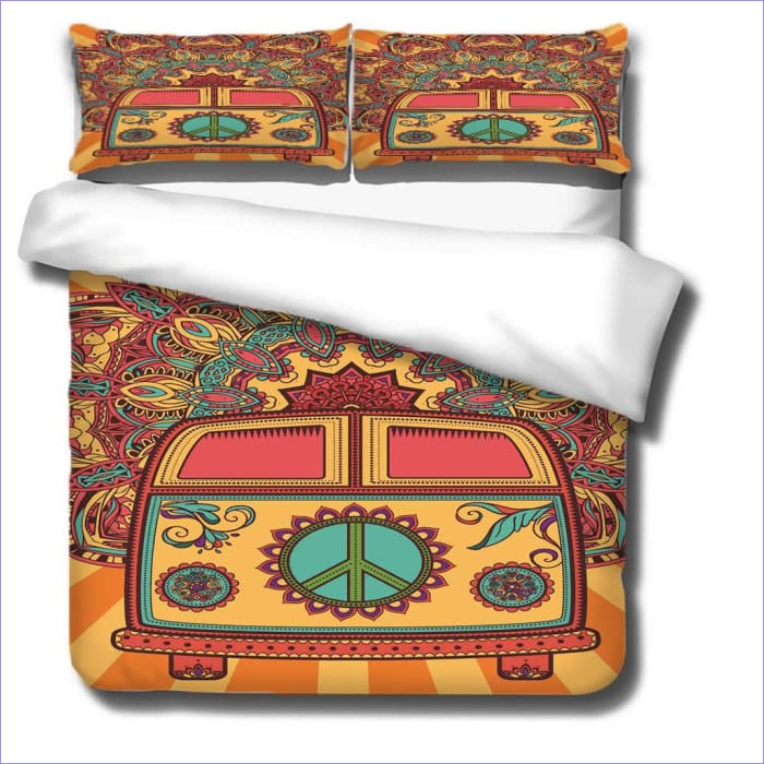 Van Peace And Love Povlak Na Peřinu