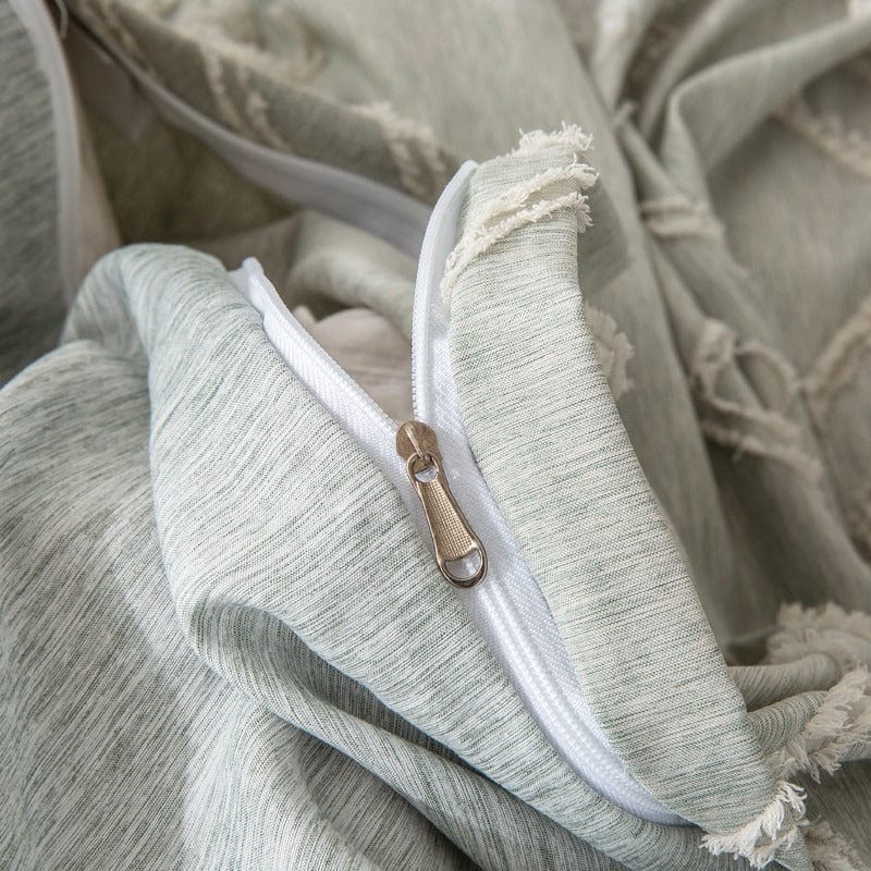 Vodově Zelený Povlak Na Peřinu