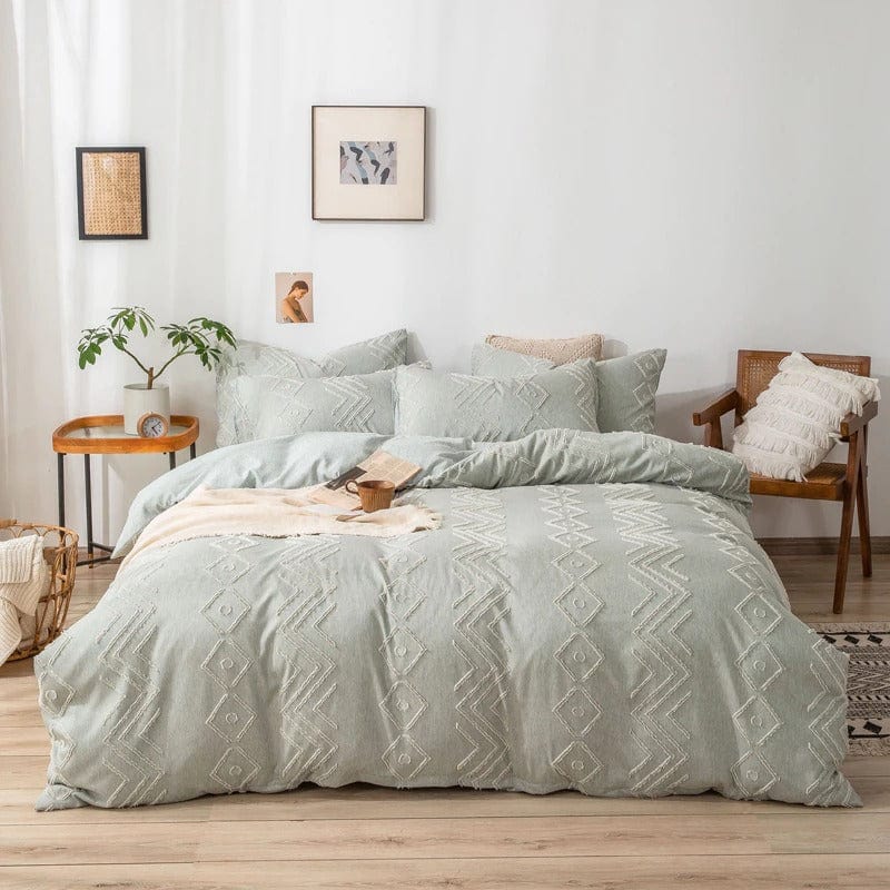 Vodově Zelený Povlak Na Peřinu