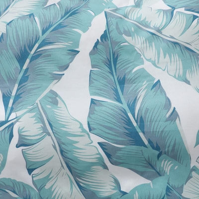 Zelené A Bílé Tropické Květiny Povlak Na Přikrývku