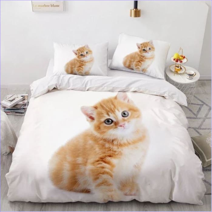 Potah Na Přikrývku Kitten Print