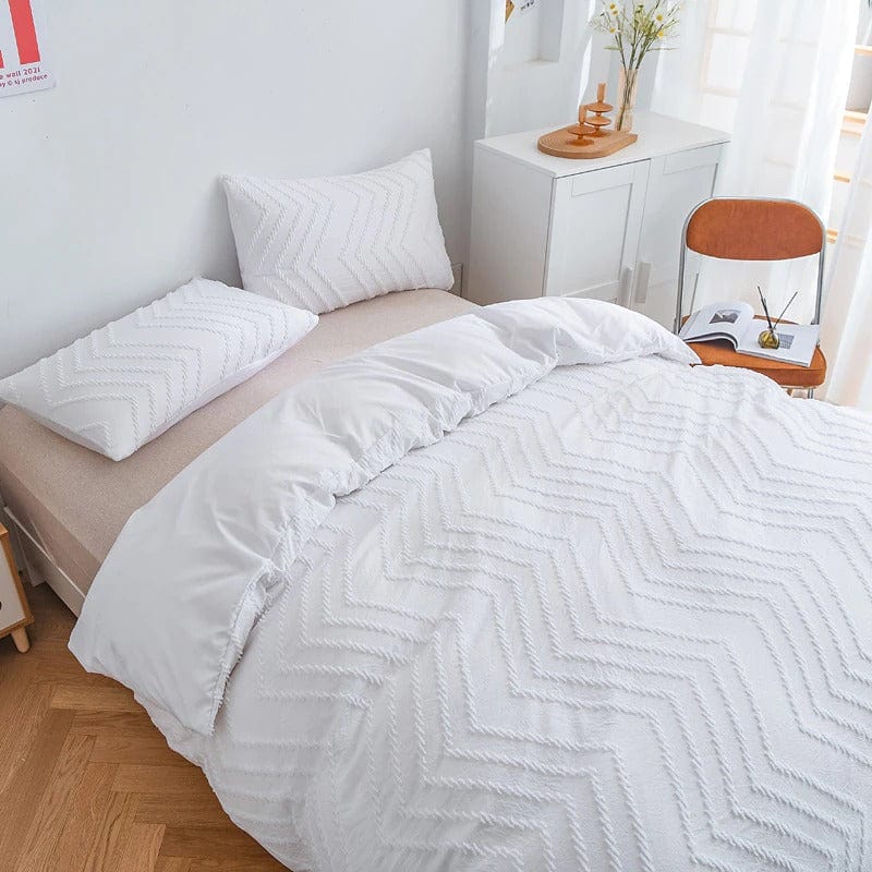 Sada Bílých Povlaků Na Peřinu