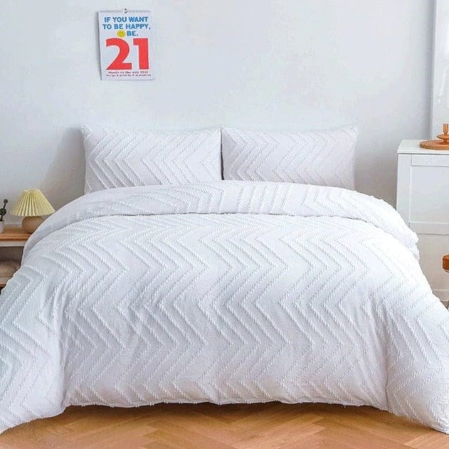 Sada Bílých Povlaků Na Peřinu