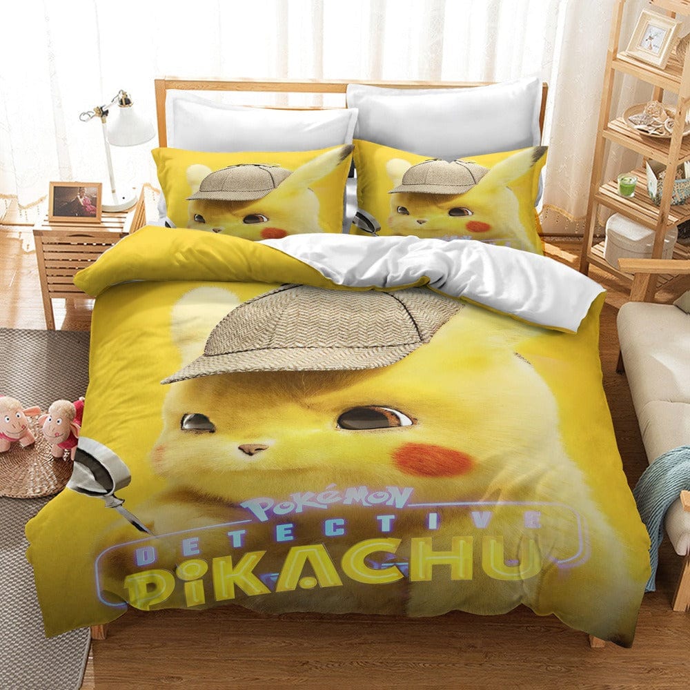 Sada Ložního Prádla Pikachu Pro 2 Osoby