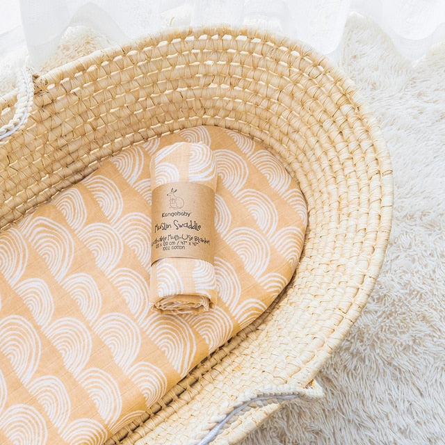 Hnědá Dětská Deka S Bílým Půlkruhem